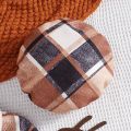 Kids Baby Girls Plaid Jacket Casual Warm Button Down Jackets and Beret Hat for Toddler Newborn.
