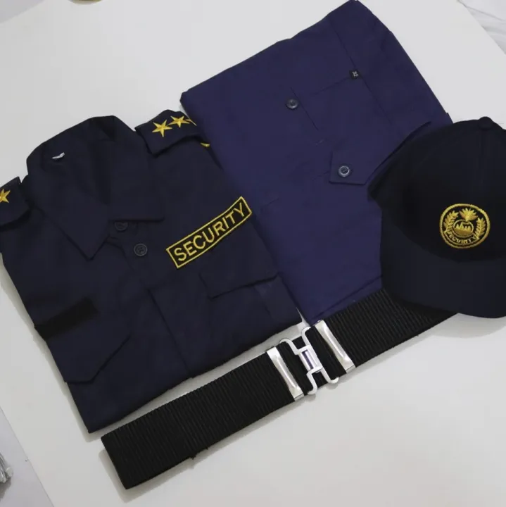 Guard%20Pant%20Shirt%20full%20set%20dress%20-%20Security%20uniform%20pant%20shirt%20%20cap%20belt%20Bach%20including%20-%20Image%204