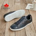 DECARSDZ Men Geunine Leather Shoes Man 2022 Spring Autumn Fashion Comfy Lace-Up Men Shoes High Quality Men Causal Shoes.