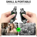 Wireless Microphone Converter XLR Transmitter and Receiver Microphone Wireless System for Dynamic Microphone. 