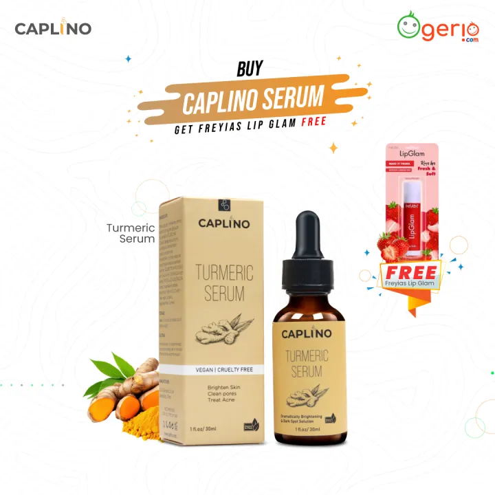 Buy Caplino Turmeric Serum 30ml Get Free Lip Balm