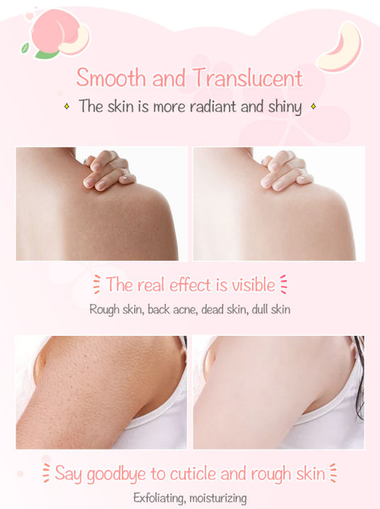 LAIKOU%20Body%20Scrubs%20Natural%20Pore%20Shrinking%20Skin%20Exfoliating%20Peach%20Scrub-%2090g%20-%20Image%206