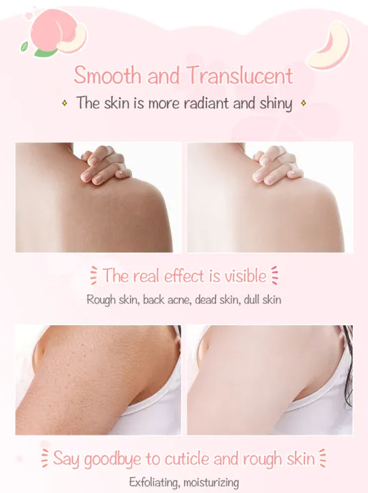 LAIKOU%20Body%20Scrubs%20Natural%20Pore%20Shrinking%20Skin%20Exfoliating%20Peach%20Scrub-%2090g%20-%20Image%206