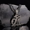 Iced out OTF Pendant Necklace with Cuban Link Chain for Men Women ,Rapper Jewelry Accessories.