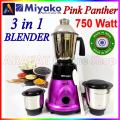 Miyako Blender & Mixer Grinder PINK PANTHER | Miyako Pink Panther Blender plus Mixer Grinder 750 watts. 