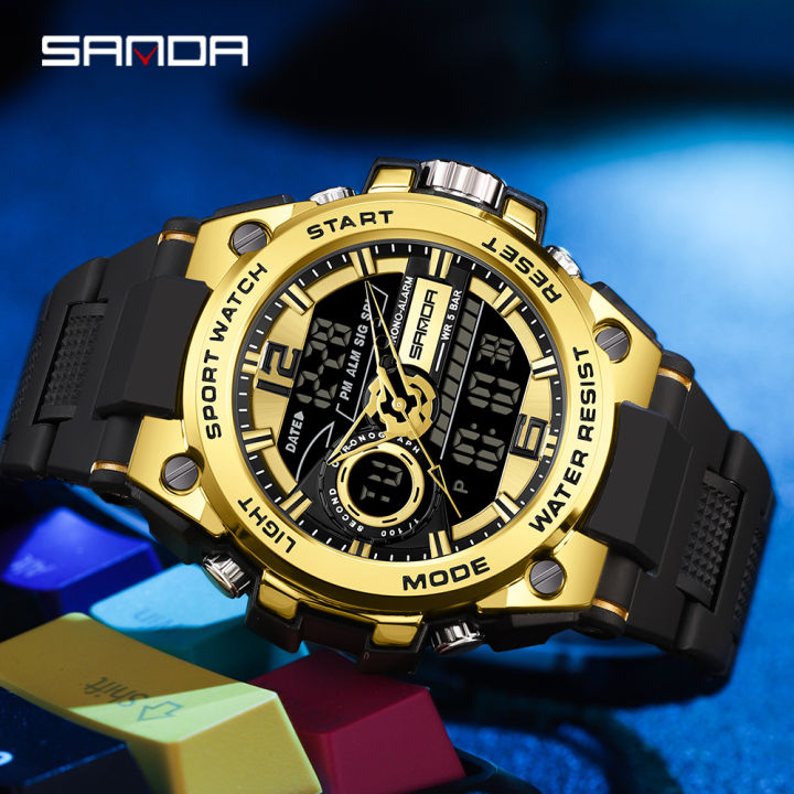 Sanda%20Men's%20Watches%20Sports%2050M%20Waterproof%20Digital%20Wristwatch%20for%20Male%20Clock%20Stopwatch%20Men's%20Watch%209010%20-%20Image%209