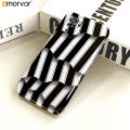 AMORVOR for Redmi Note 10 Note 10S Poco M5S Back Cover Colorful Stripes Hard Phone Case Camera Protection Mobile Cover. 