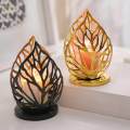 Leaf Candle Holder Valentines Day Decor for Dining Table.