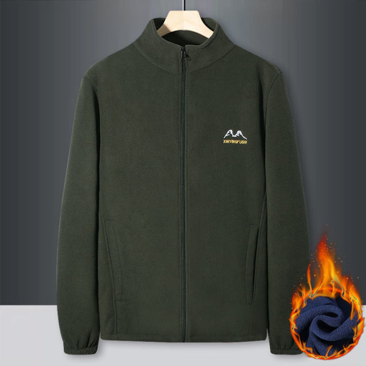 Polar%20Fleece%20Jacket%20Winter%20New%20Men's%20Coat%20Fleece-lined%20Thickened%20Mid%20Cardigan%20Men's%20Warm%20Double-Sided%20Coat%20for%20the%20Elderly%20-%20Image%208