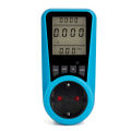 LCD Display Electricity Usage Power Meter Socket En-ergy Watt Volt Amps Wattage KWH Consumption Analyzer Monitor Outlet AC230V~250V EU Plug. 