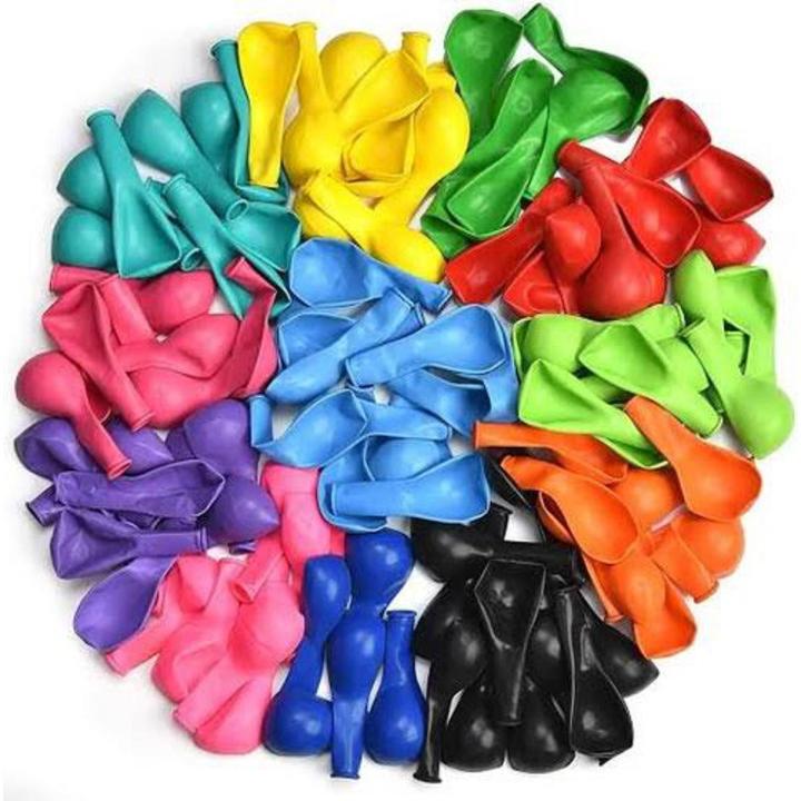 Monty Balloon -50 Pieces (Mix Color) - Birthday Decoration
