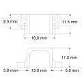 N20 Motor Seat Motor Mounting Bracket Model for Robotics Airplane Aircraft (2 Pieces). 