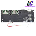 GETBSTOOP QC4.0 QC3.0 LED Dual USB 5V 4.5A 22.5W Micro/Type-C USB Mobile Power Bank DIY Mobile Power Bank Circuit Board Fast Charging Mobile Power Module Temperature/Circuit Protection. 