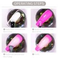 BOZLIN Milky White Top Coat Gel For Gel Nail Polish 7.5ml Russian Self-leveling Nude Color Soak Off Semi Permanent UV Gel.