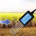 7 in 1 RS485 Soil Temperature Humidity Sensor PH Conductivity Nutrient Salt Nitrogen Phosphorus Potassium Transmitter Easy Install Easy to Use.