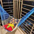 Hand Made Dulna Adult Rope Bed Hanging Dulna Use For All People Large Swing Rope Bed Rattan Dulna 1pcs - (Random Color ).