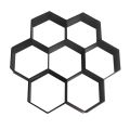 Practical product DIY Patio Walk Maker Stepping Stone Concrete Paver Mold Reusable Path Maker Mold Garden Paving Stone Molds 30*30cm. 
