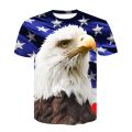 USA Flag T Shirt Men Women Fashion Oversized T-shirt Kids Boy Girl Tops Tees Stripe Print American Flag Tshirt 3d Camiseta.