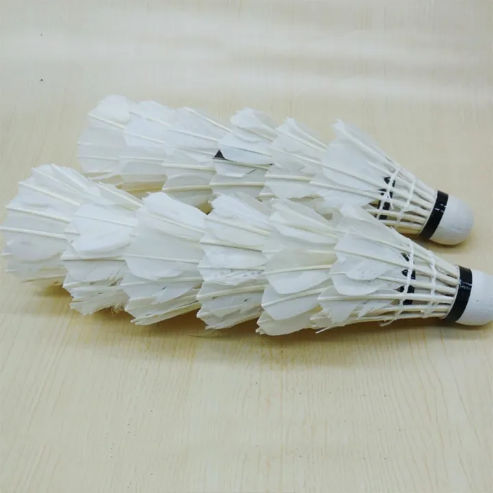 Enjoy%20Badminton%20With%20Shuttlecock%20Pack%20Of%202%20Feather%20Shuttle%20Badminton%20Cork%20-%20High-Quality%20Feathers%20For%20Smooth%20Play%20-%20Image%203