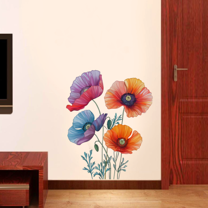 Colorful%20Flower%20Wall%20Stickers%20For%20Decoration%20Your%20Bedroom%20Living%20Room%20Drawing%20Room%20Flower%20Wall%20Decoration%20Stickers%20Decals%20-%20Image%202