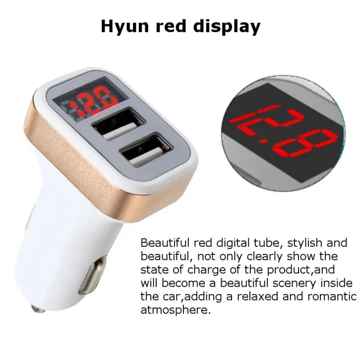 Cigarette%20Lighter%20Voltage%20Meter%20Dual%20Port%20USB%20LED%20Display%20Car%20Charger%20for%20iPhone%206S/7/8/X/XS%20MAX/XR,iPad%20Mini%203,Galaxy%20Note%209/S9%20-%20Image%204