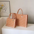 Bag women's sense canvas commuter bag 2024 spring new tote bag original design large capacity handbag foreign temperament.