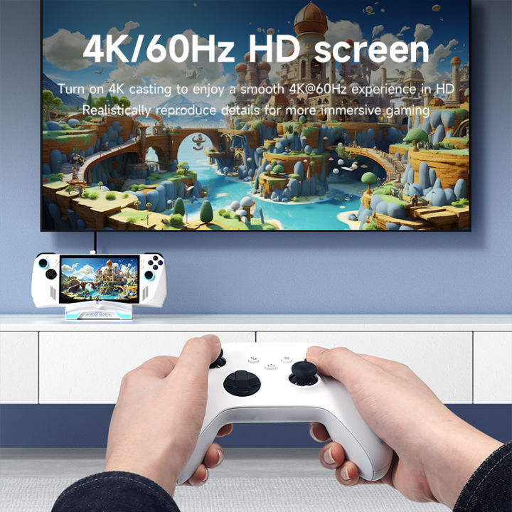 Hagibis%20ROG%20Ally/Steam%20Deck/Switch/OLED%20Dock%206%20in%201%20Universal%20Docking%20Station%20With%204K%20HDMI%202.5G%20RJ45%20100W%20PD%20RGB%20Light%20USB%20C%20Hub%20-%20Image%202