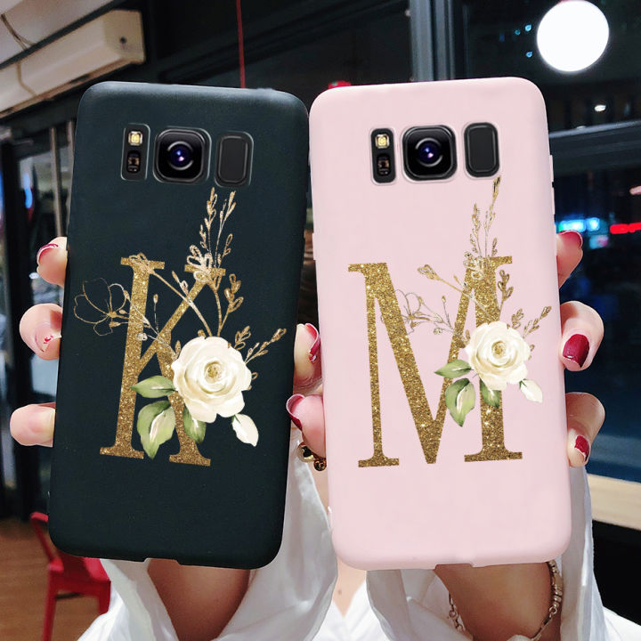 for Samsung Galaxy S8 S8 Plus Phone Case Slim Matte Cute Letters
