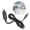 USB Power Boost line DC 5V to DC 9V / 12V Powerbank to Router and Onu Step UP Module USB Converter Adapter Cable 2.1x5.5mm Plug (current chole geleo power bank diye chalanor cable). 
