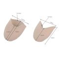 1 Pair Toe Pads Ballet Dance Tiptoe Pointe Toe Cap Cover Pouch Protectors Anti-slip Feet Protective Running Shoes Foot Care Tool.