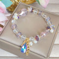 Sparkling Natural Stone Beaded Bracelets for Women Crystal Stone Shiny Charm Bracelet Colorful Crystal Rhinestone Bracelet. 