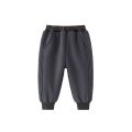 Baby Girls Sweatpants Autumn Winter 2-6 Year Plush Solid Cotton Versatile Exterior Children Girls Jogger Pants Kid Girl Trousers. 