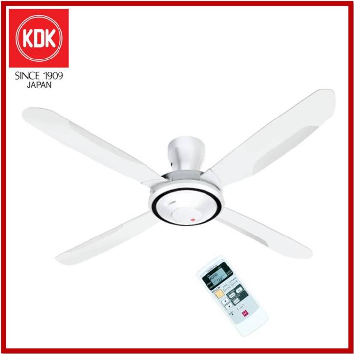 KDK V56VK Super Deluxe Ceiling Fan with Remote | 56 inch | White