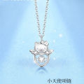 Hellokitty necklace women's light luxury niche cute clavicle chain women's girlfriends 520 gifts for girls. 