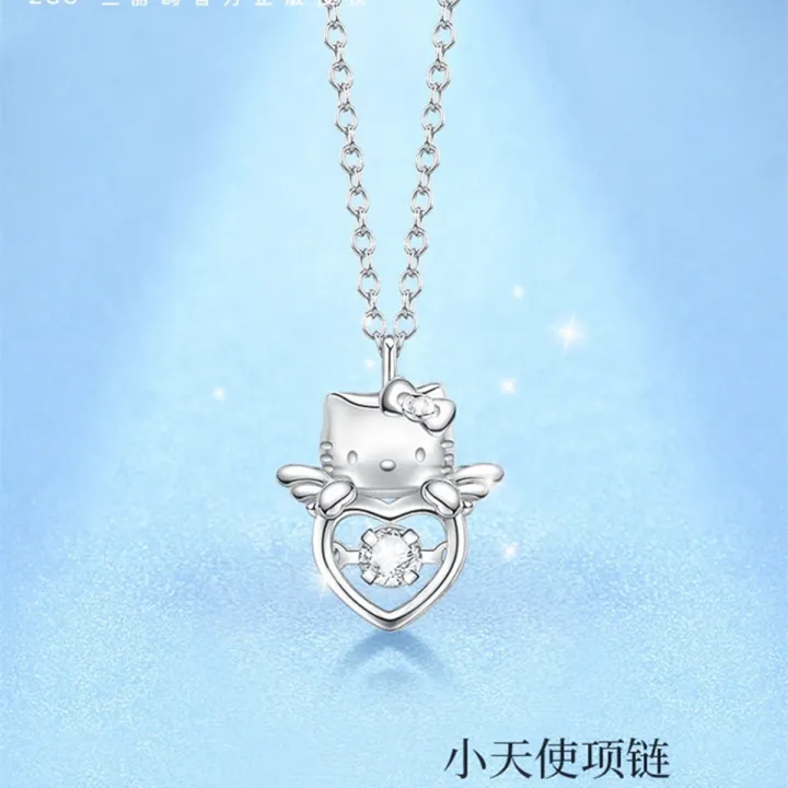 Hellokitty%20necklace%20women's%20light%20luxury%20niche%20cute%20clavicle%20chain%20women's%20girlfriends%20520%20gifts%20for%20girls%20-%20Image%202