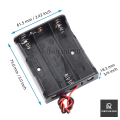 3S 18650 Li-ion Battery Holder Case for 3.7V Battery 3 cell with Wire. 