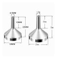 5PCS Mini Kitchen Oil Jams Liquid Funnel Metal Funnel Wide Mouth Funnel For Canning Bottles Kitchen Supplies jingu. 