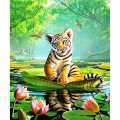 Tiger Stuffed Animal Toy - Yellow. 