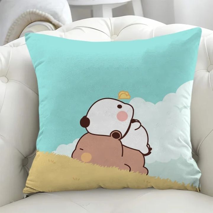 Bubu Dudu Bed Pillowcases 40x40 Cushions of Modern Sofa Home Decor Double-sided Printing Cover for Pillow Pillowcase 45*45 Cases
