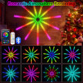 Smart RGBIC DIY Light Strips 180 Leds Tape Adhesive 5V USB Bluetooth Music Sync Lamp For Room Christmas Decor. 
