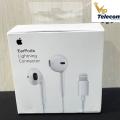 lphone Earphones with Lightning Connector In-line Remote with Mic.