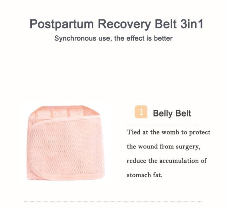Postpartum%20Belt%20Body%20Recovery%20Shapewear%20Belly%20Slim%20Waist%20Cinchers%20Breathable%20Waist%20Trainer%20Corset%20Maternity%20Belly%20Belt%20Band%20-%20Image%206