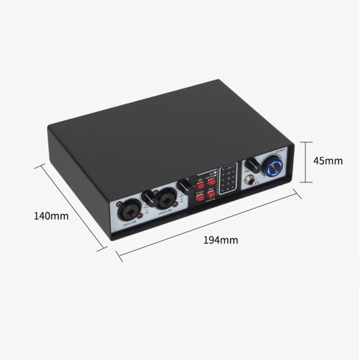 2%20in%202%20Out%20USB%20Audio%20Interface%2032Bit/384KHZ%20Studio%20Parts%20Kit%20Recording%20Sound%20Card%2048V%20Phantom%20-%20Image%202