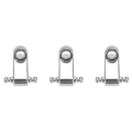 6 Pcs Electric Guitar Roller String Tree String Retainer - Silver. 