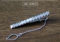 Tie Clip Metal Silver Simple Tie Pin For Men Gift Accessories.