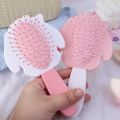 Cute Cartoon Rabbit Air Cushion Comb Children Girl‘s Plastic Scalp Massage Comb Mini Anti-frizz Hair Styling Brush. 
