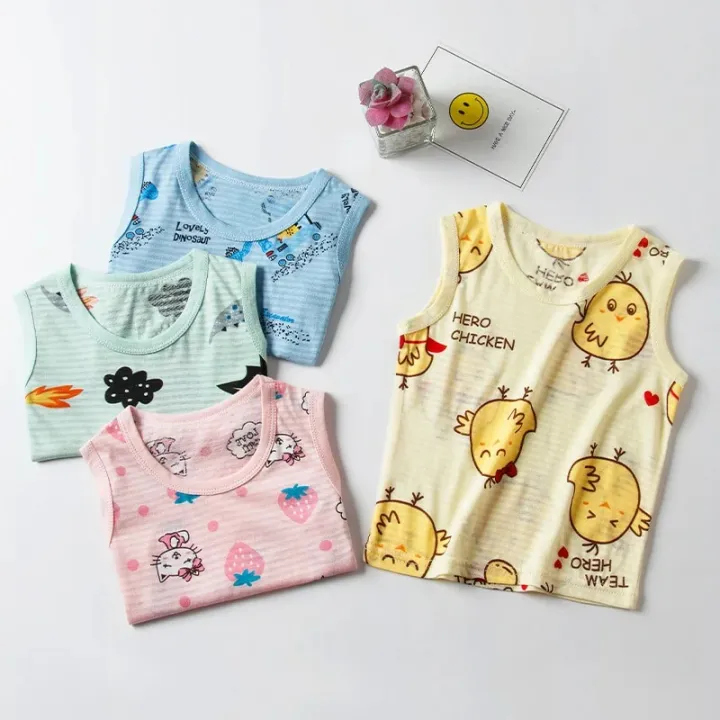 Children%20Summer%20Tops%20Sleeveless%20Vest%20Cartoon%20Breathable%20100%25%20Cotton%20Clothes%20for%20Boys%20Girls%20Kids%20Tee%20T-shirt%20Clothing90-150cm%20New%20-%20Image%204