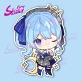 Furry Sticky Suisei Anime Car Sticker Decal Mini Cooper Vtuber Car Accessories Bumper Helmet Trunk Mazda Stickers. 