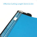 Portable A4 Sliding Paper Cutter 12.6 Inch Cut Length Paper Trimmer Scrapbooking Tool Cutting Mat Machine for DIY Craft Paper Cardboard Photos Pictures Cards Office Home Supplies. 