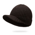 Soft Beanie Brim Thick Knitted Hat For Women Unisex Keep Warm Hat Stylish Winter Hats For Men.